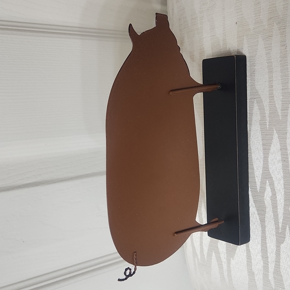 Country, Bless This Home, Pig Sign, Tin, Brown and black - Picture 4 of 9